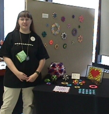 Me standing next to my exhibit.